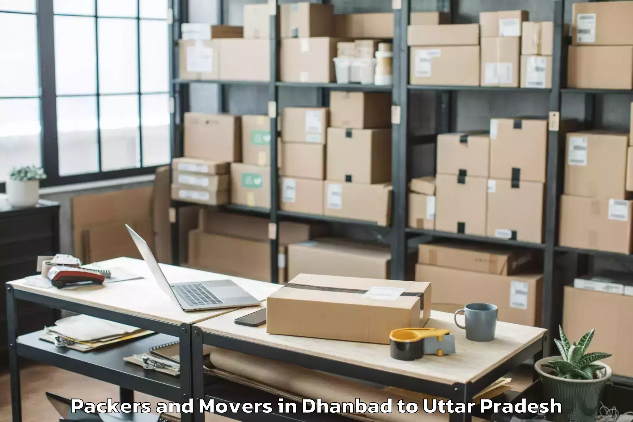 Expert Dhanbad to Mahroni Packers And Movers